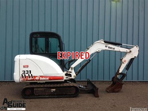 used bobcat mini excavator for sale|bobcat 331 for sale craigslist.